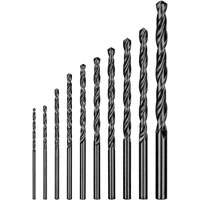 DRILL BIT SET 10PC 1/16-1/4