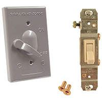 VERTICAL SWITCH W/COVER 1G