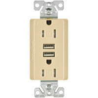 USB CHARGER RECEPTACLE COMBO