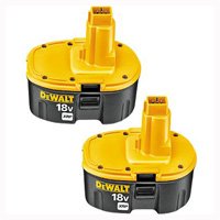 DEWALT CORDLESS BATTERY 18V PK2