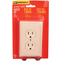 KIT RECEPTACUL DOBLE IV WIREMOLD