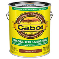 CABOT SEMI SOLID REDWOOD BS GL