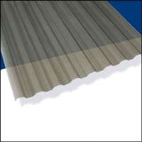 POLY ROOF PANEL CORR 26"X12' GRY