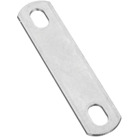 U BOLT PLATE SQ 3/8X3 ZN