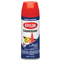 KRYLON FLUORESCENT ORG/RED