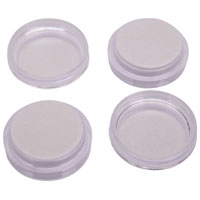 CASTER CUP ROUND CLEAR 2"