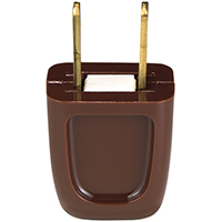 PLUG PLASTIC 1-15 BROWN