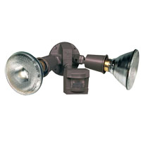 MOTION SECURITY FLOODLIGHT BRONZ