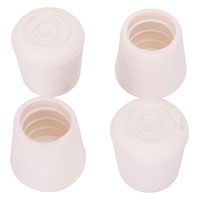 TAPON GOMA MUEBLE WHT 7/8