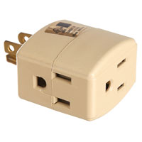 IVORY 3 OUTLET CUBE TAP