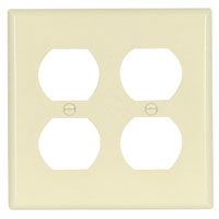 TAPA RECEPTACULO DOBLE 2G LT ALM