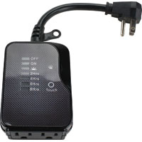 TIMER COUNTDOWN 2 OUTLET BLK