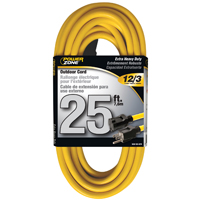 EXT CORD 12/3 25FT YELLOW CORD