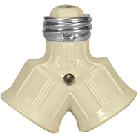 SOCKET DOBLE IVORY