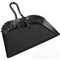 DUST PAN 12IN BLACK FINISH