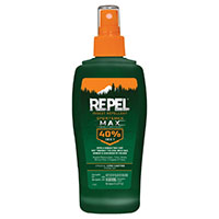 REPEL Sportsmen Max HG-94101 Insect Repellent, 6 fl-oz Bottle, Liquid, Light