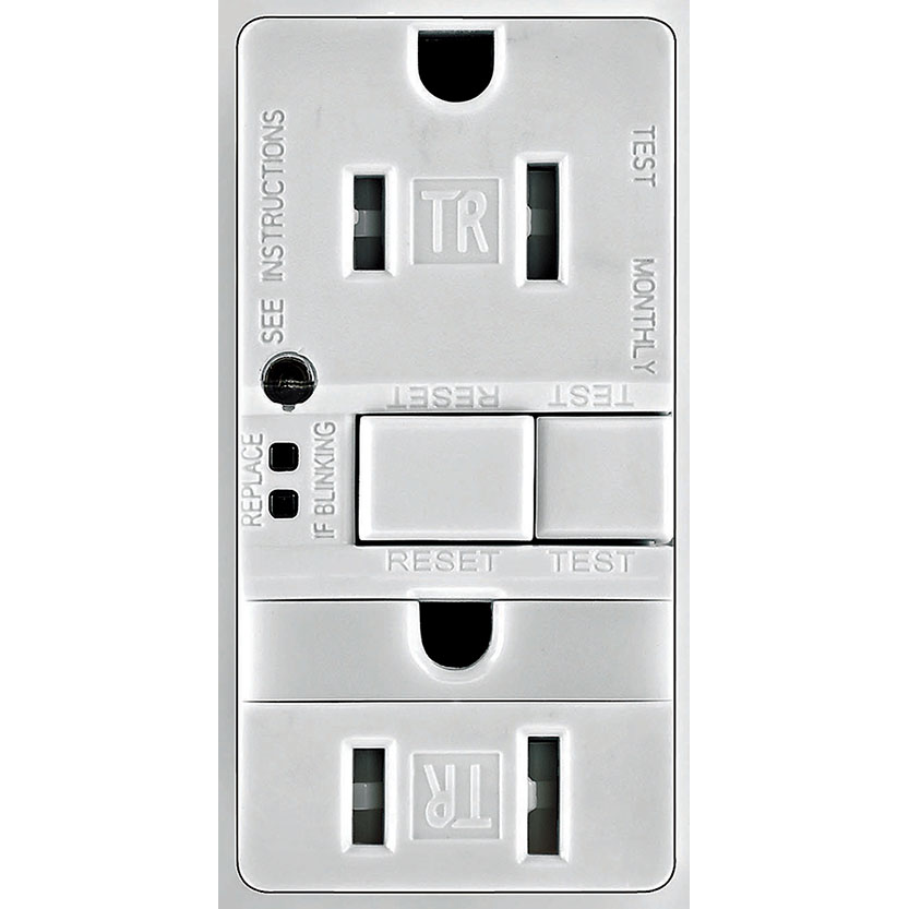 RECEPT DUPLEX GFCI 15A WHT NL