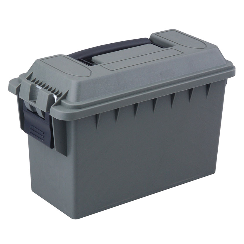 AMMO BOX PLASTIC .30CAL OD GRN