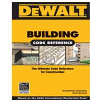 DEWALT BUILDING CODE REF