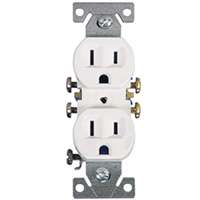 RECEPTACLE DUPLEX IVORY