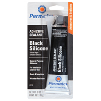 SILICONE ADHESIVE BLACK 3OZ