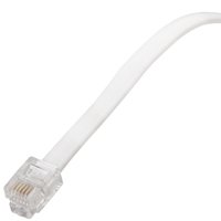 PHONE LINE CORD 7' WHITE