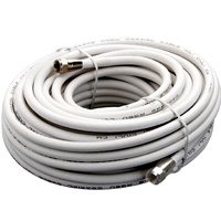 COAX RG6 50' WHITE