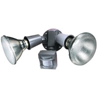 MOTION SECURITY FLOODLIGHT GRAY
