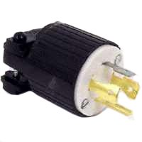 20 AMP 4-WIRE LOCK PLUG L1420P