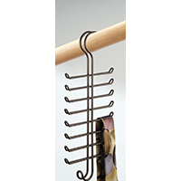 HANGER CLOSET TIE/BELT RACK