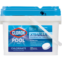 Clorox POOL & Spa XtraBlue 23025CLX Chlorinating Tablet, Solid, Chlorine, 25