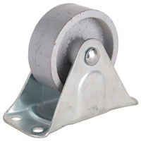 RUEDA PLATE CASTER STEEL 3"