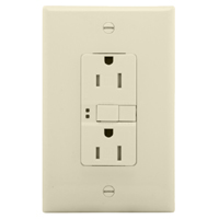 SWITCH RECEPT GFCI DUPLEX ST IV
