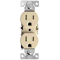 DUPLEX RECEPTACLE IVORY