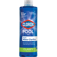 Clorox 58032CLX Super Water Clarifier, 32 oz, Liquid, Almond, Light Yellow
