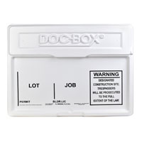 PERMIT POSTING BOX WHITE