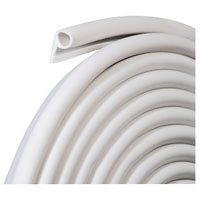 WEATHERSTRIP WHT VINYL 1/2X17'