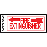 FE-2L FIRE EXTINGUISH LH ARROW