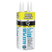 TUBO CAULK ALEX PLUS WH PK4 DAP
