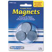 CERAMIC DISC MAGNET 1X5/32 PK6