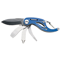 MULTI-TOOL KEYCHAIN BLUE CURVE