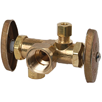 LLAVE ANGULAR DOBLE 1/2X3/8X3/8