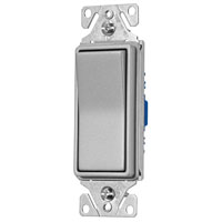 SWITCH DECORA STD 120/277 SILVER