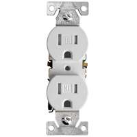 DUPLEX RECEPTACLE WHITE