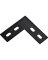 ESCUADRA FLAT4-1/2X1-1/2X1/8 BLK