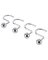 GANCHO CORTINA BANO CHROME