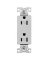 RECEPT DPLX TP/RS 15A 2P 3W SG