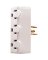 Cooper BP1147W Outlet Tap, 125 V, 15 A, 3 Outlet, White
