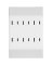 MULTI PLUG 6 OUTLET 2 WIRE WHT