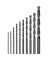 DRILL BIT SET 10PC 1/16-1/4
